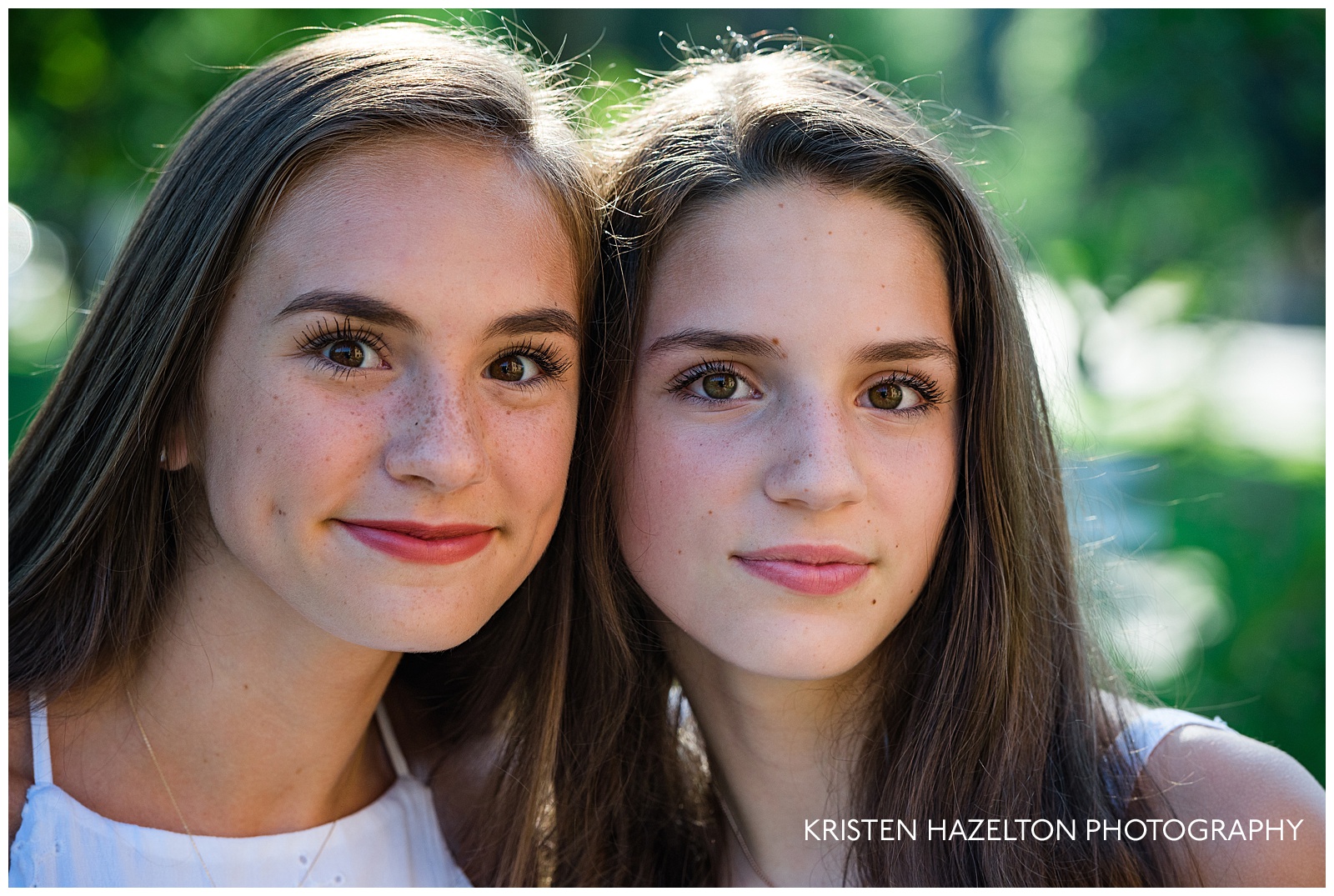 Headshots of two sisters