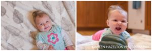 Smiling 6-month old baby