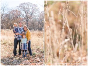 Fall family portraits at Thatcher Woods in River Forest, IL, by Oak Park photographer Kristen Hazelton