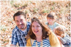 Fall family portraits at Thatcher Woods, River Forest, IL