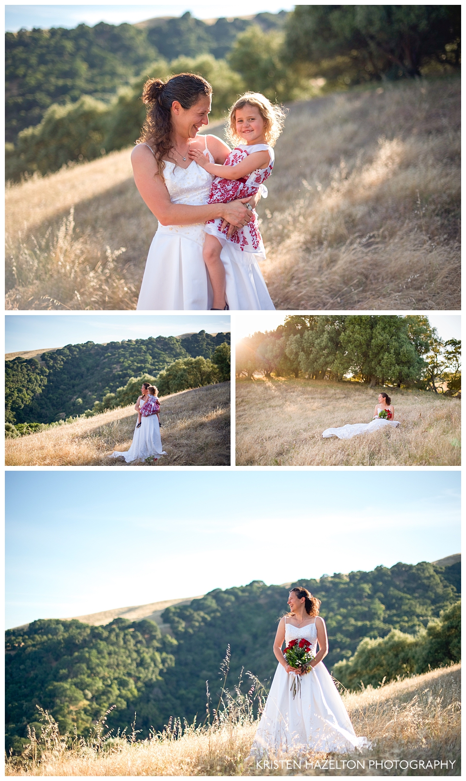 Bridal portraits by Livermore, CA natural light photographer Kristen Hazelton