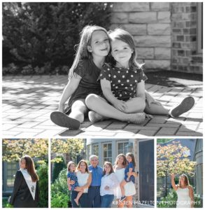 Extended family portraits in River Forest, IL