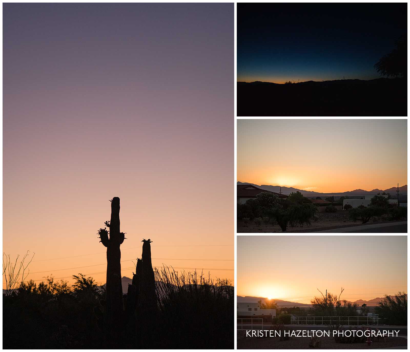 Sunrise in Tucson, AZ