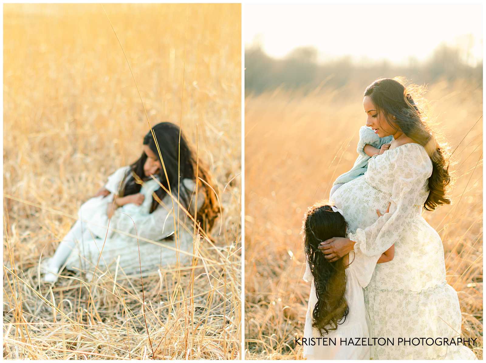 Hinsdale Maternity Photography with mom and two daughters