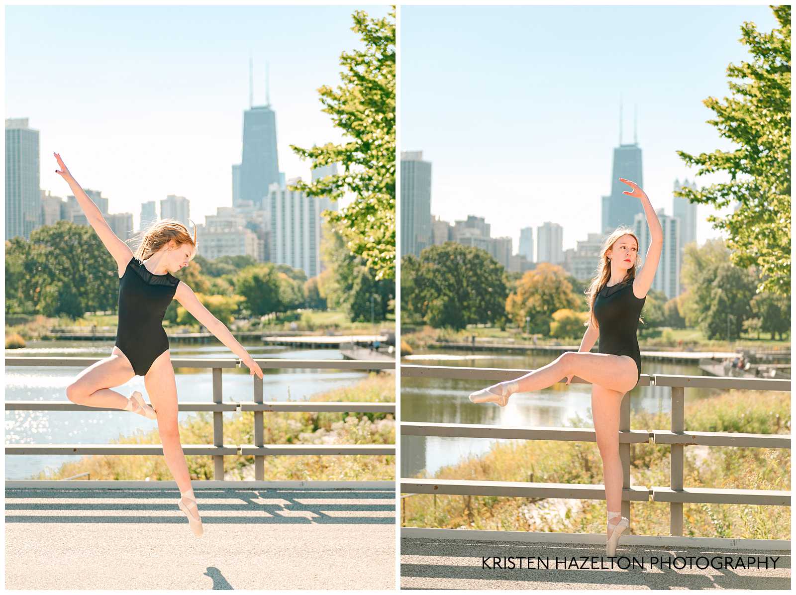 Ballet Senior Photos in Chicago at Lincoln Park Zoo, by Chicago Senior and Family Photographer Kristen Hazelton